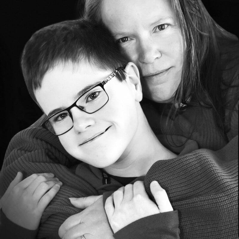 Picture of 'The Boss' with mum