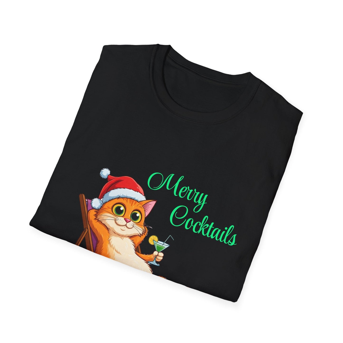 Christmas T-Shirt | Purrfect Cocktails - The Bower Tasmania