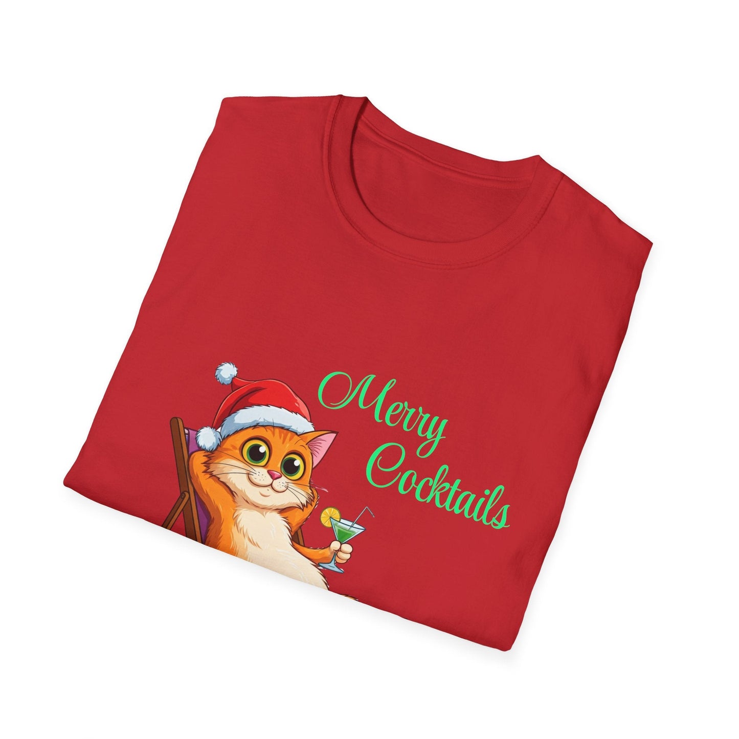 Christmas T-Shirt | Purrfect Cocktails - The Bower Tasmania