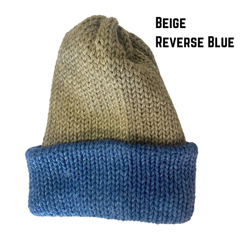 Reversible Beanies | Skeinies - The Bower Tasmania