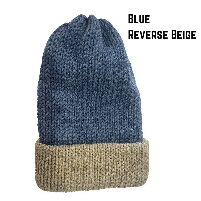 Reversible Beanies | Skeinies - The Bower Tasmania