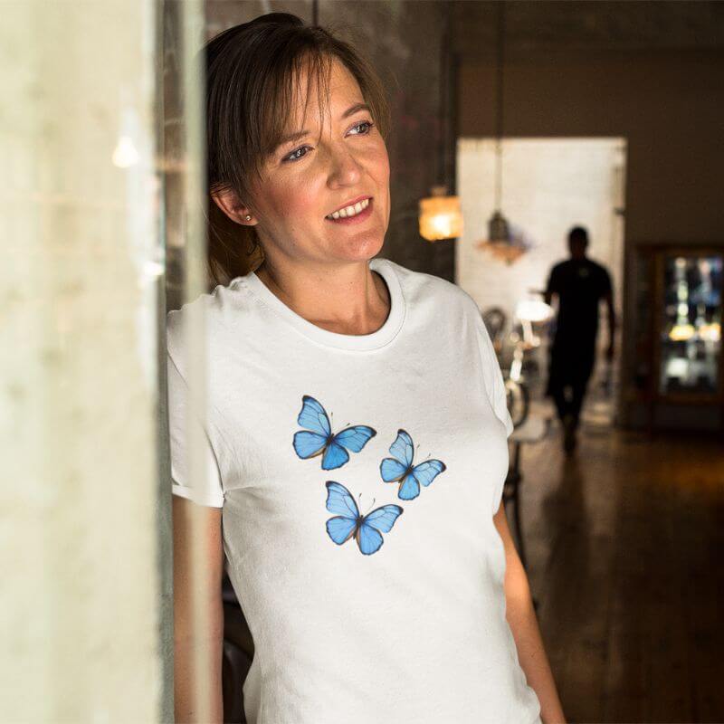 Women's Butterfly T-Shirt - The Bower Tasmania