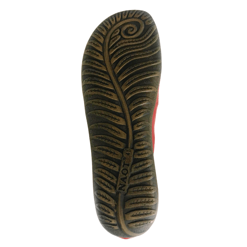 Matai - Mary-Jane Orthotic-friendly Shoe sole view in Poppy | The Bower Tasmania