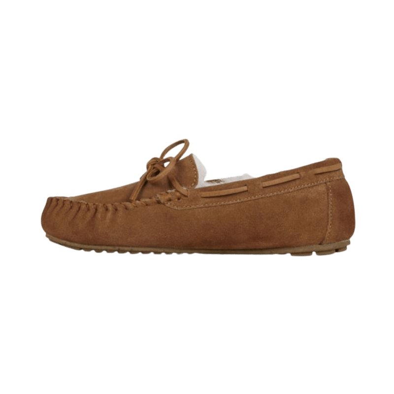 Amity in Chestnut | Sheepskin Moccasin Slippers | The Bower Tasmania