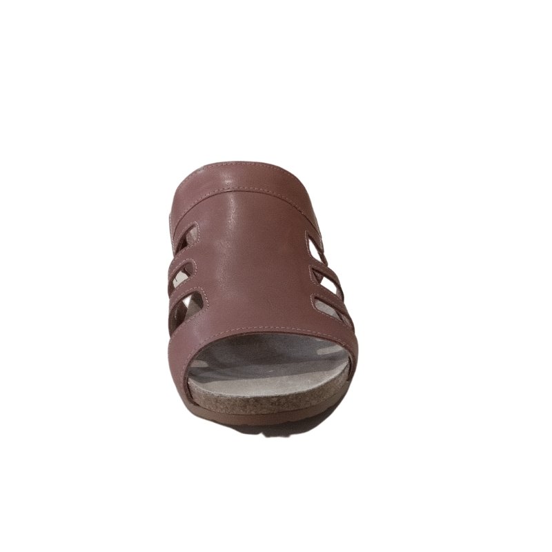 Naot Carriage slip on wedge sandal in Mocha Rose | The Bower Tasmania