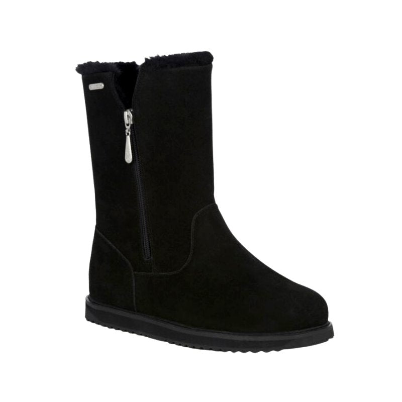 Emu Australia Gravelly, Waterproof Ugg Boots in Black | The Bower Tasmania