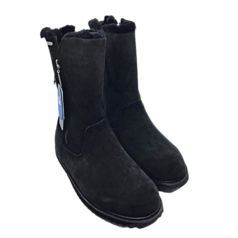 Gravelly | Waterproof Sheepskin Boot in black | The Bower Tasmania
