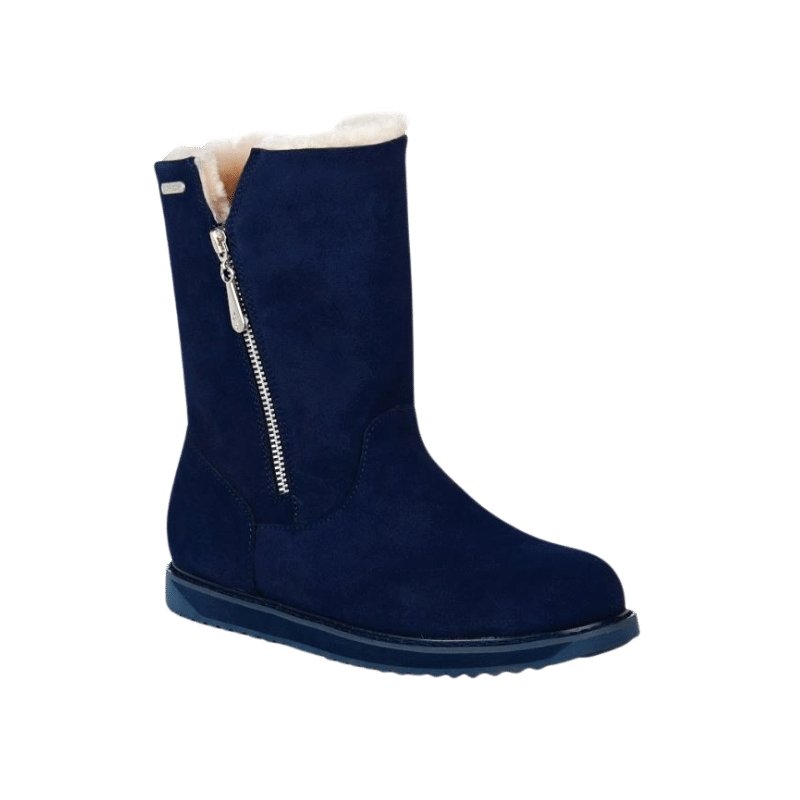 Emu Australia Gravelly, Waterproof Sheepskin Boot in midnight | The Bower Tasmania
