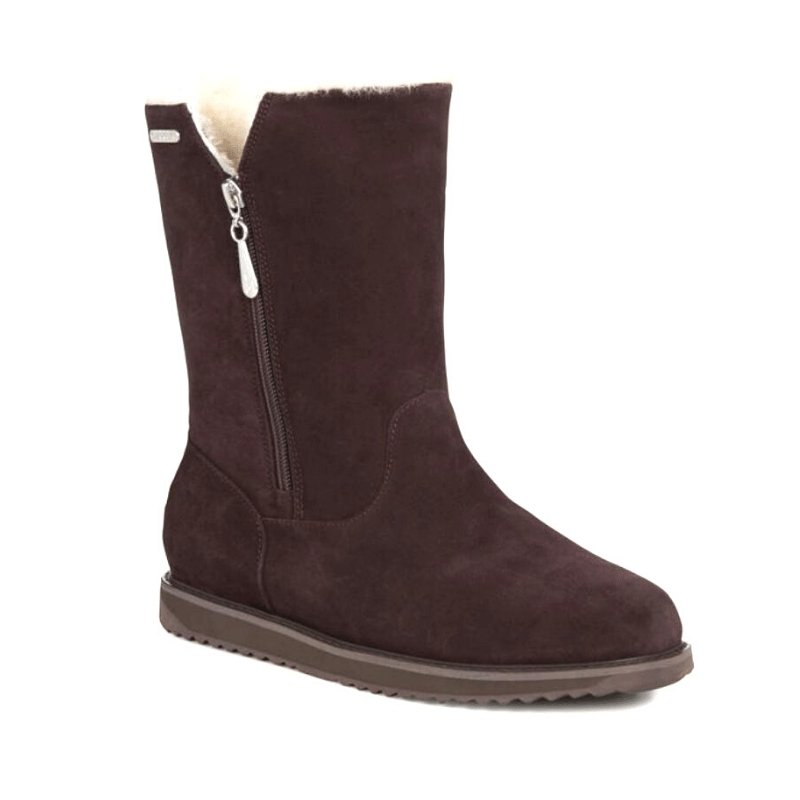Emu Australia Gravelly, Waterproof Sheepskin Boot in Grey | The Bower Tasmania