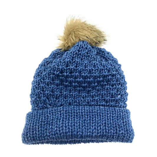 Hand Made Pom Pom Beanies - The Bower Tasmania