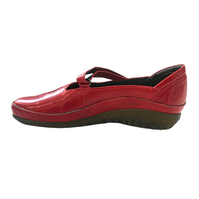 Matai - Mary-Jane Orthotic-friendly Shoe inside view in Poppy | The Bower Tasmania