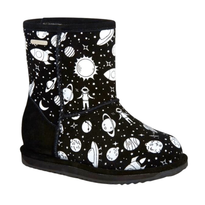 Outer Space Brumby - Waterproof Sheepskin Kids Boot - The Bower Tasmania