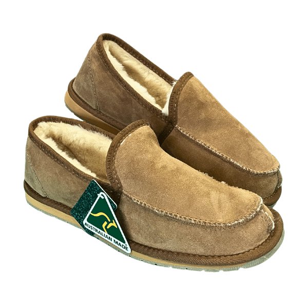 Platinum Hume | Australian Made Sheepskin Slippers - The Bower Tasmania