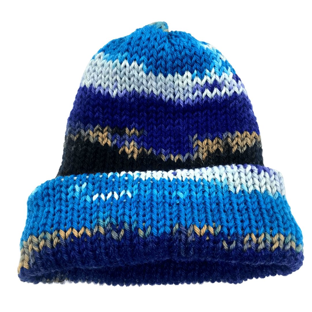 Reversible Hand Made Beanies - The Bower Tasmania