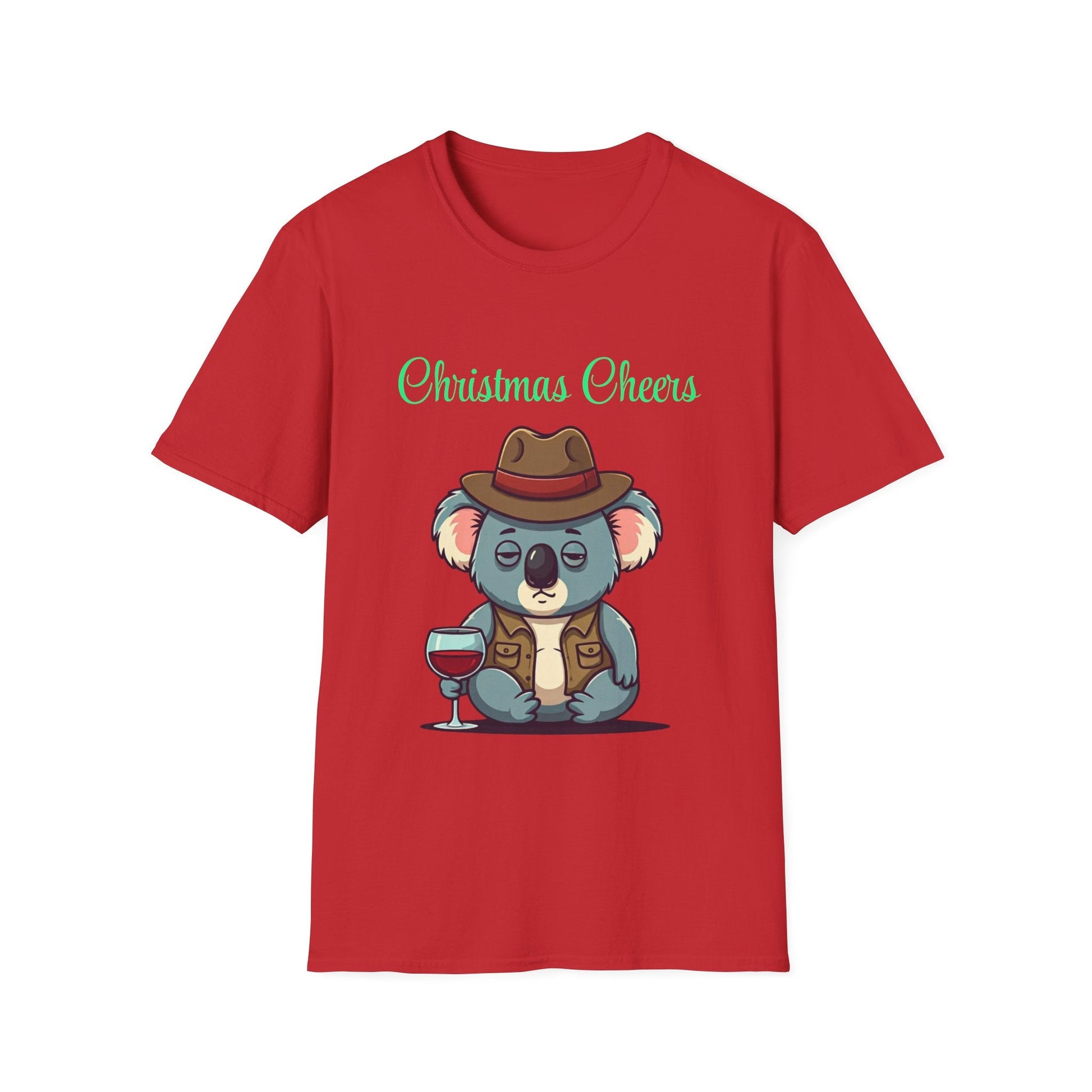 Christmas T-Shirt | Koala Christmas Cheers - The Bower Tasmania