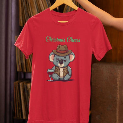 Christmas T-Shirt | Koala Christmas Cheers - The Bower Tasmania