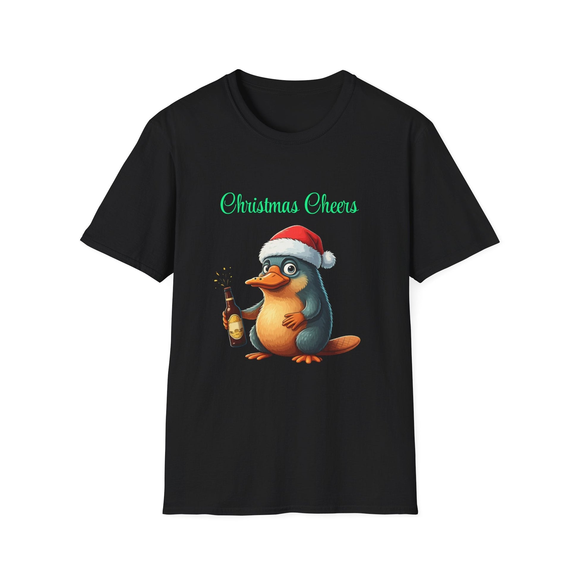 Christmas T-Shirt | Platypus Christmas Cheers - The Bower Tasmania