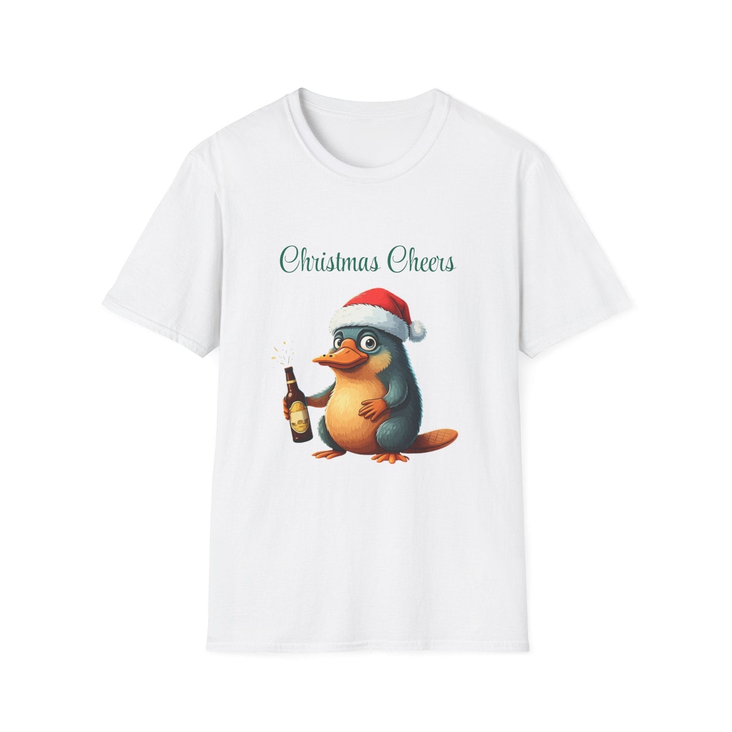 Christmas T-Shirt | Platypus Christmas Cheers - The Bower Tasmania