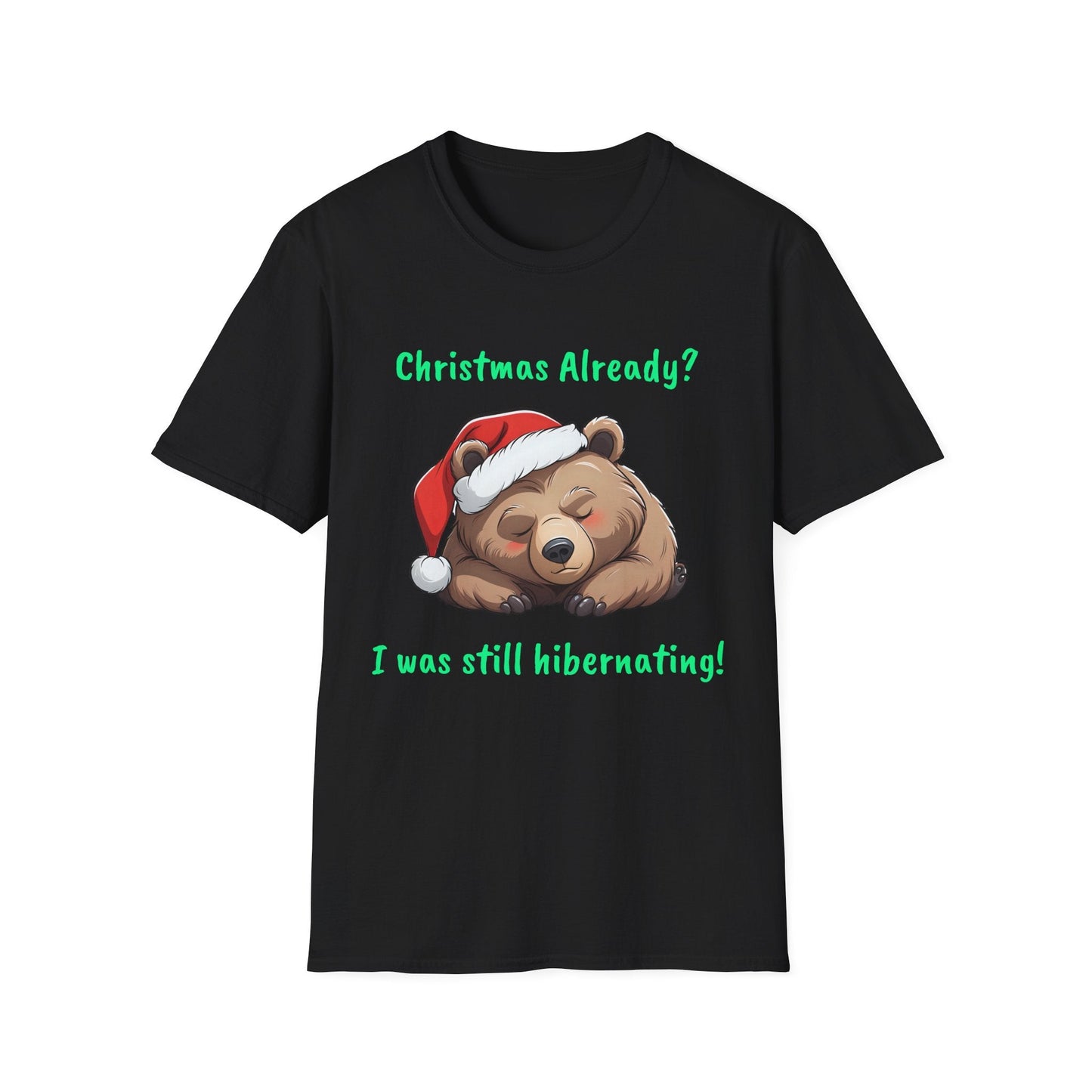 Christmas T-Shirt | Sleeping Bear - The Bower Tasmania