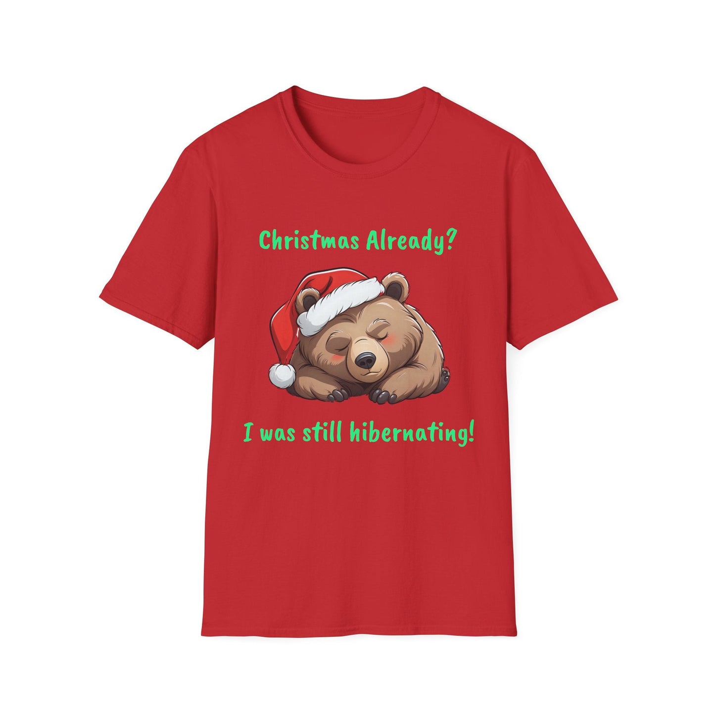 Christmas T-Shirt | Sleeping Bear - The Bower Tasmania