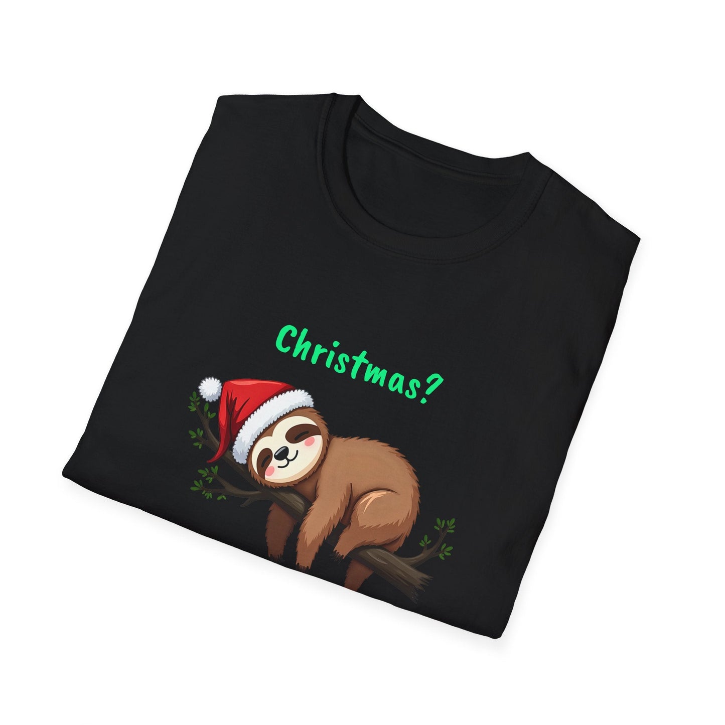 Christmas T-Shirt | Sloth - The Bower Tasmania