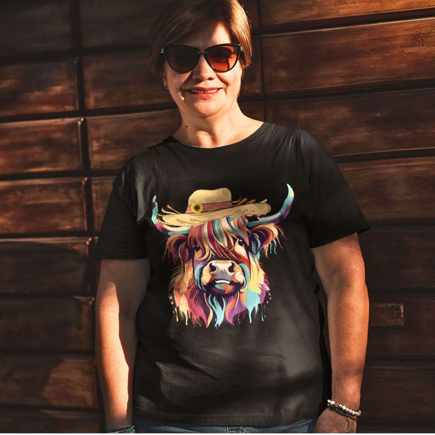 Highland Cow T-Shirt | Unisex - The Bower Tasmania