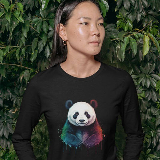 Panda Long Sleeve Tee - The Bower Tasmania