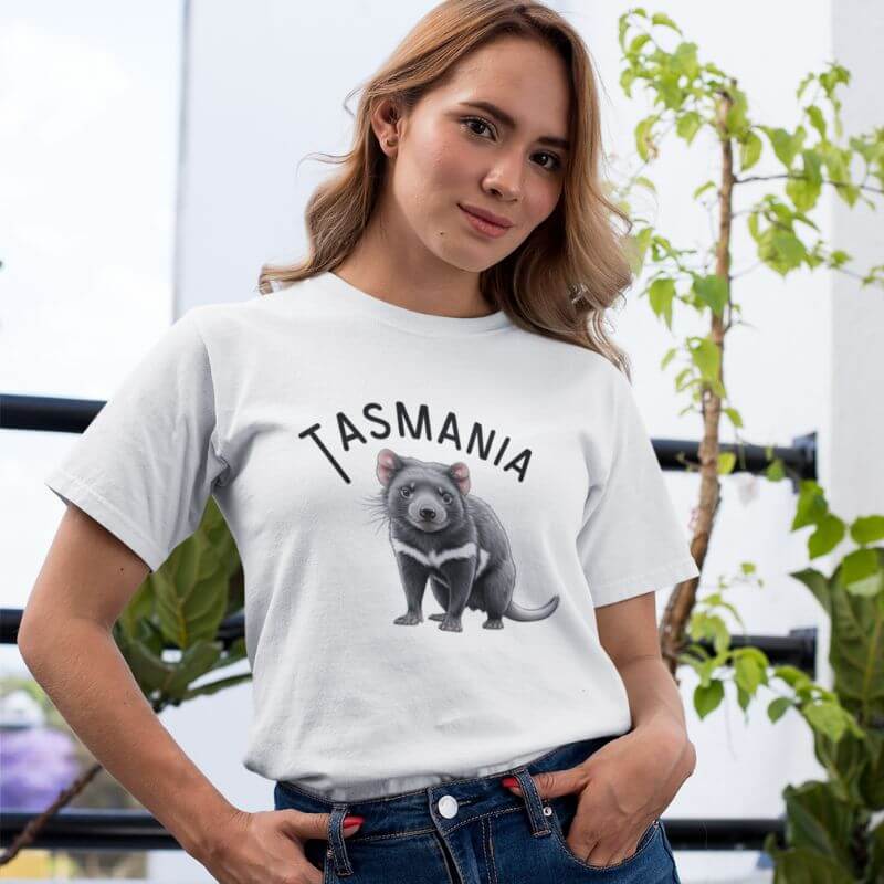 Tasmanian Devil T-Shirt - The Bower Tasmania