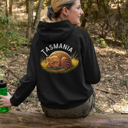 Tasmanian Tiger Hoodie - The Bower Tasmania