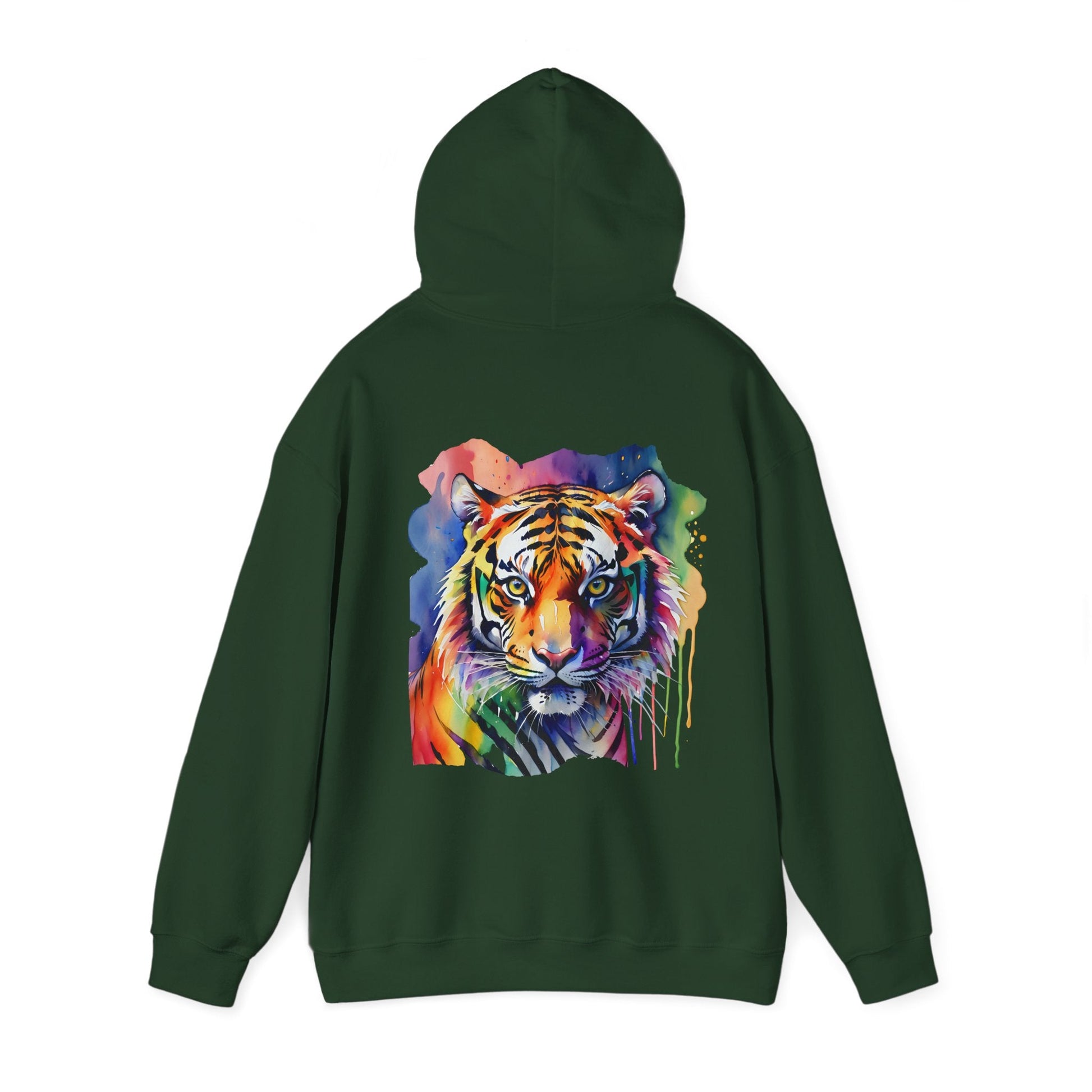 Tiger Hoodie | Vivid Majesty - The Bower Tasmania