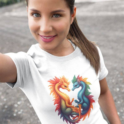 Womens T-Shirt | Rainbow Sea Dragon - The Bower Tasmania