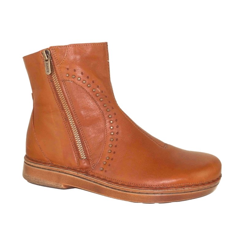 Naot Cetona Women's orthotic-friendly Leather Boot in soft maple | The Bower Tasmania