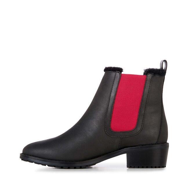 Emu Australia Ellin Pop - Chelsea style Waterproof Ankle Boot with pop of colour on elastic sides | The Bower Tasmania
