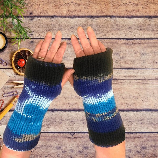 Handmade Fingerless Gloves - The Bower Tasmania