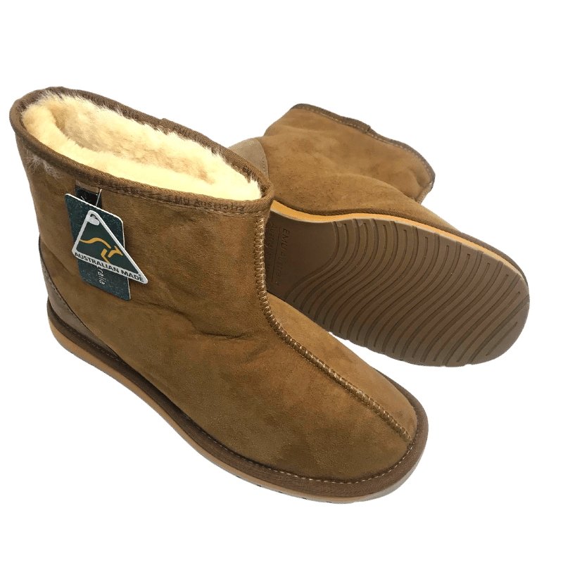 Chestnut Sheepskin Boot Ankle Length with centre seam | Ugg Boots Tasmania | The Bower Tasmania