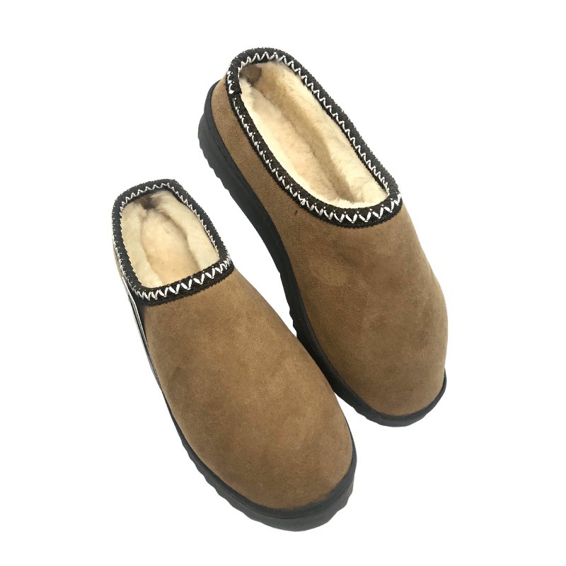 Chestnut Platinum Outback Scuff | Australian Made Sheepskin Slippers | The Bower Tasmania