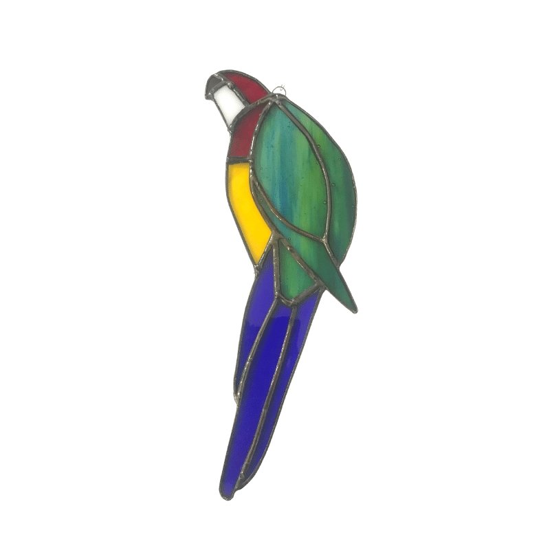 Stained glass birds The Bower Tasmania